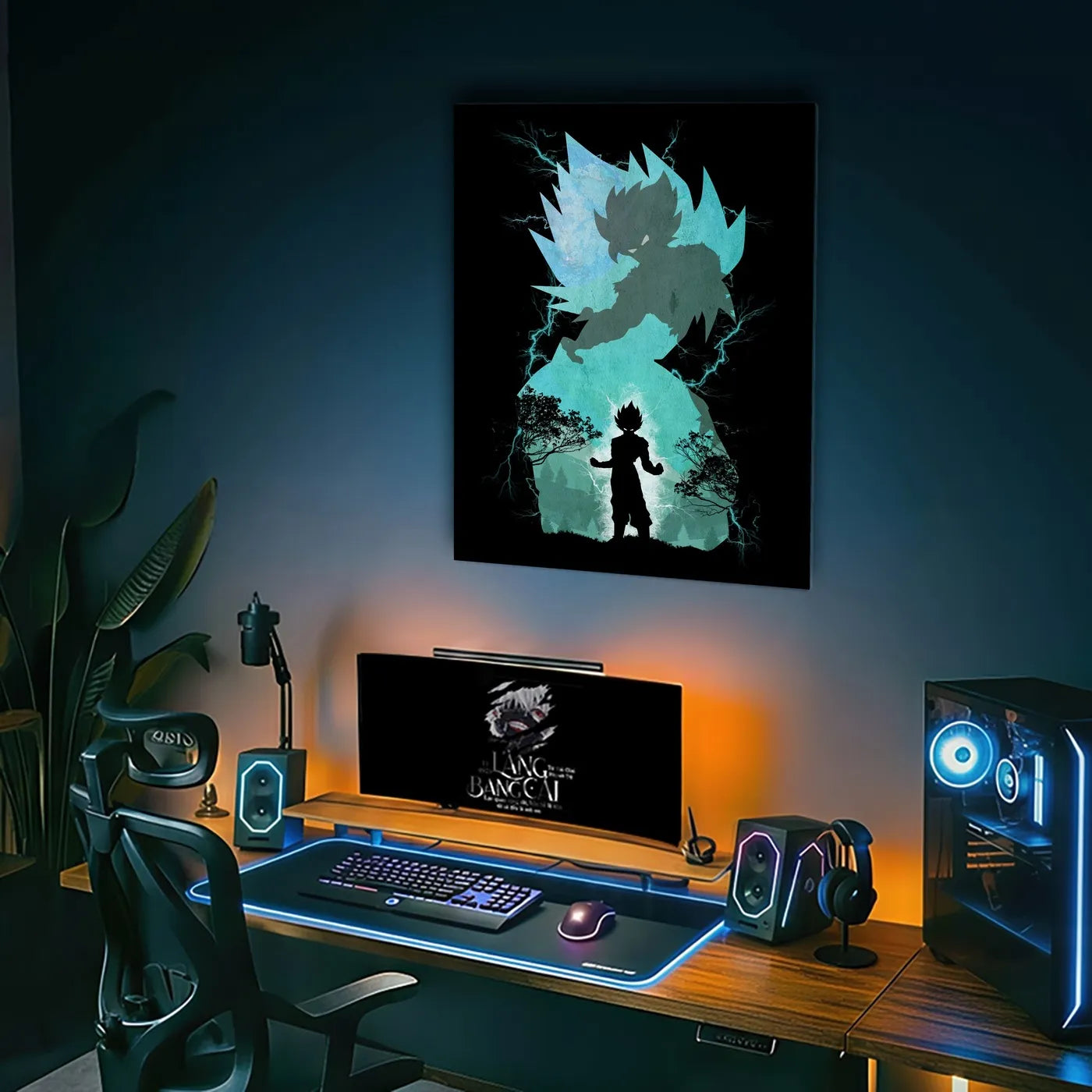Super Saiyan Broly Goku Silhouette CO12130 - Image 4