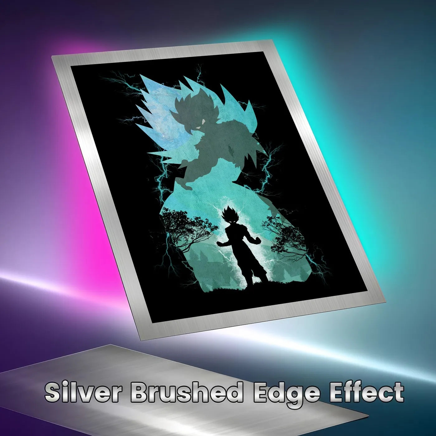 Super Saiyan Broly Goku Silhouette CO12130 - Image 8