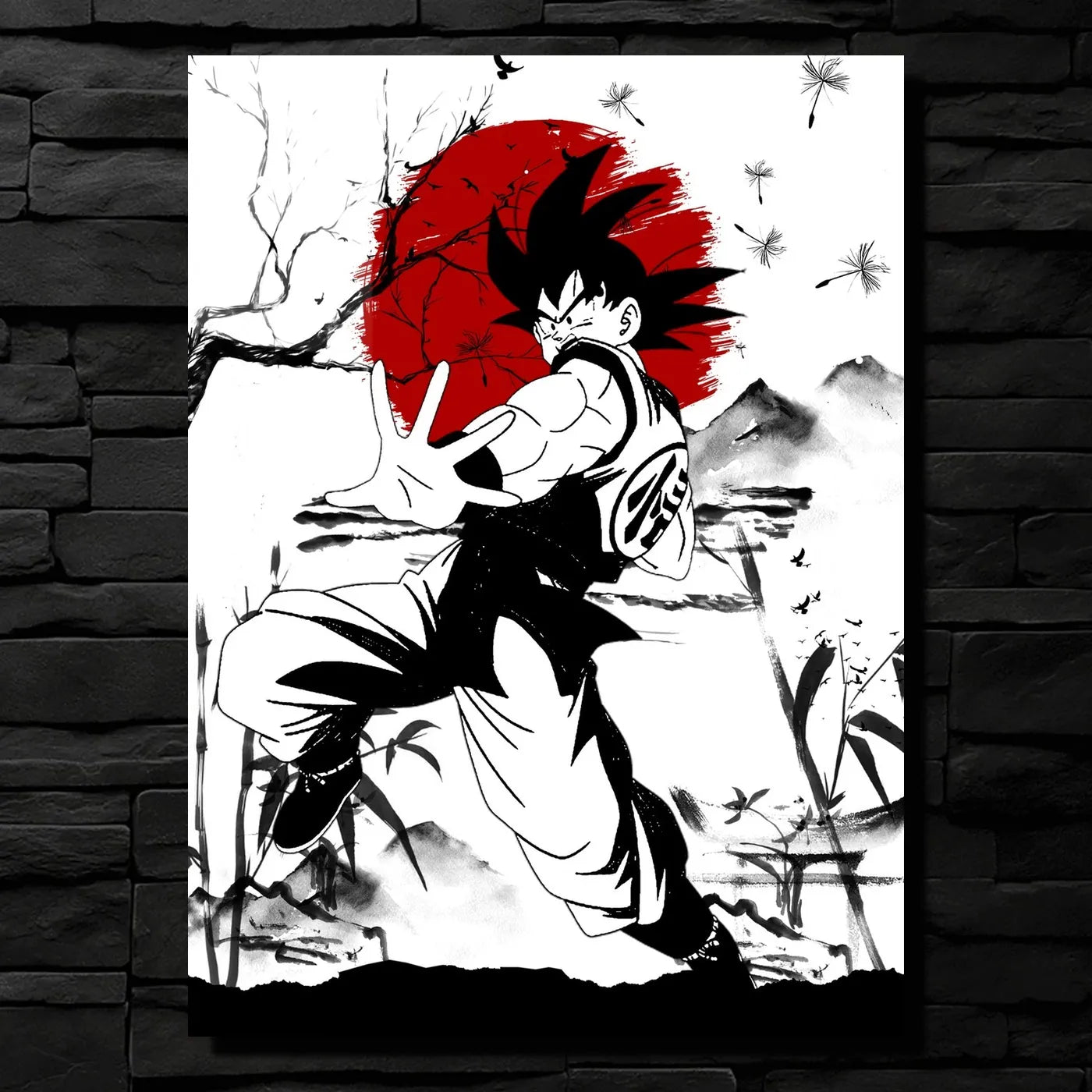 Z Goku Sumi-e CO10834 - Image 1