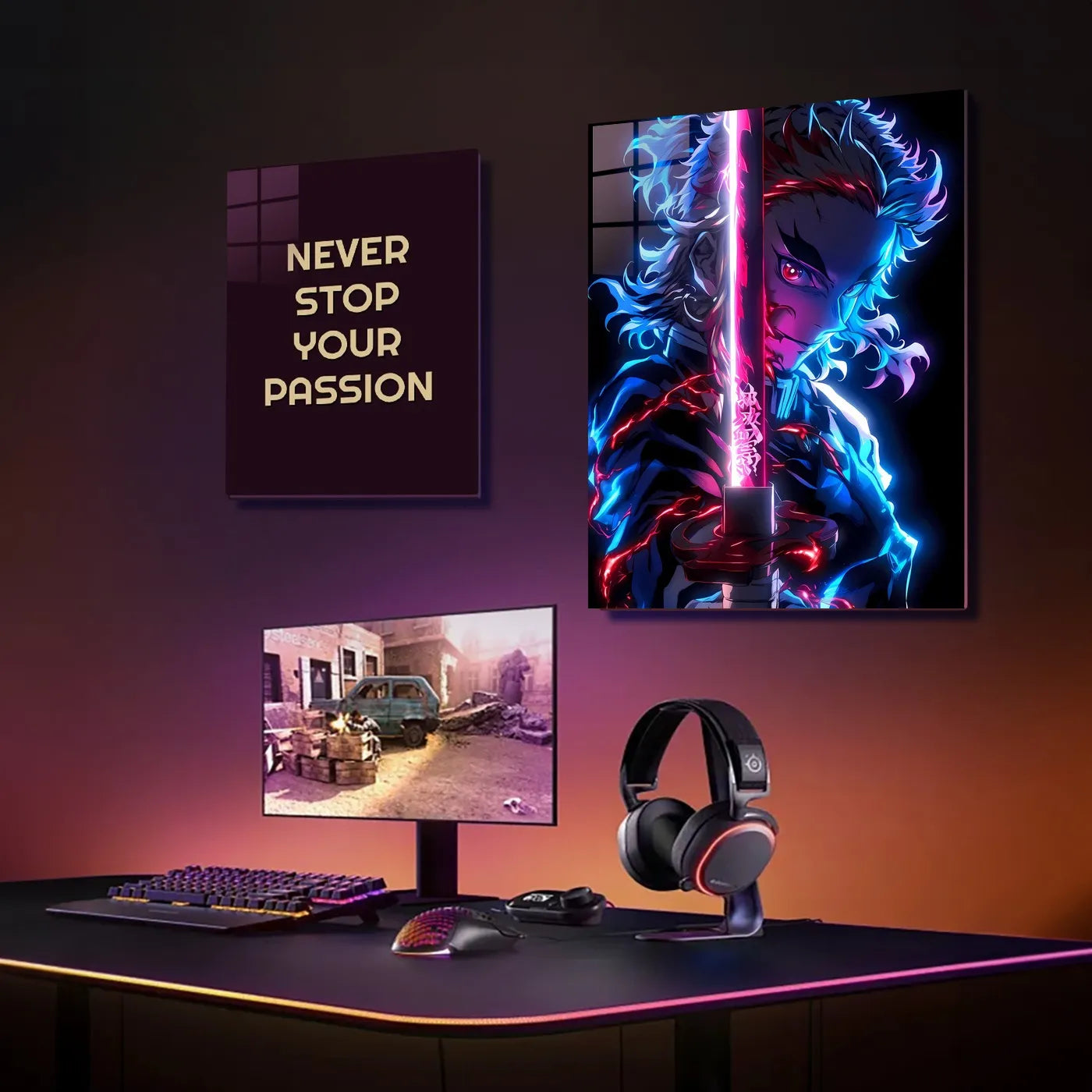 Rengoku Kyojuro Neon CO14886 - Image 3