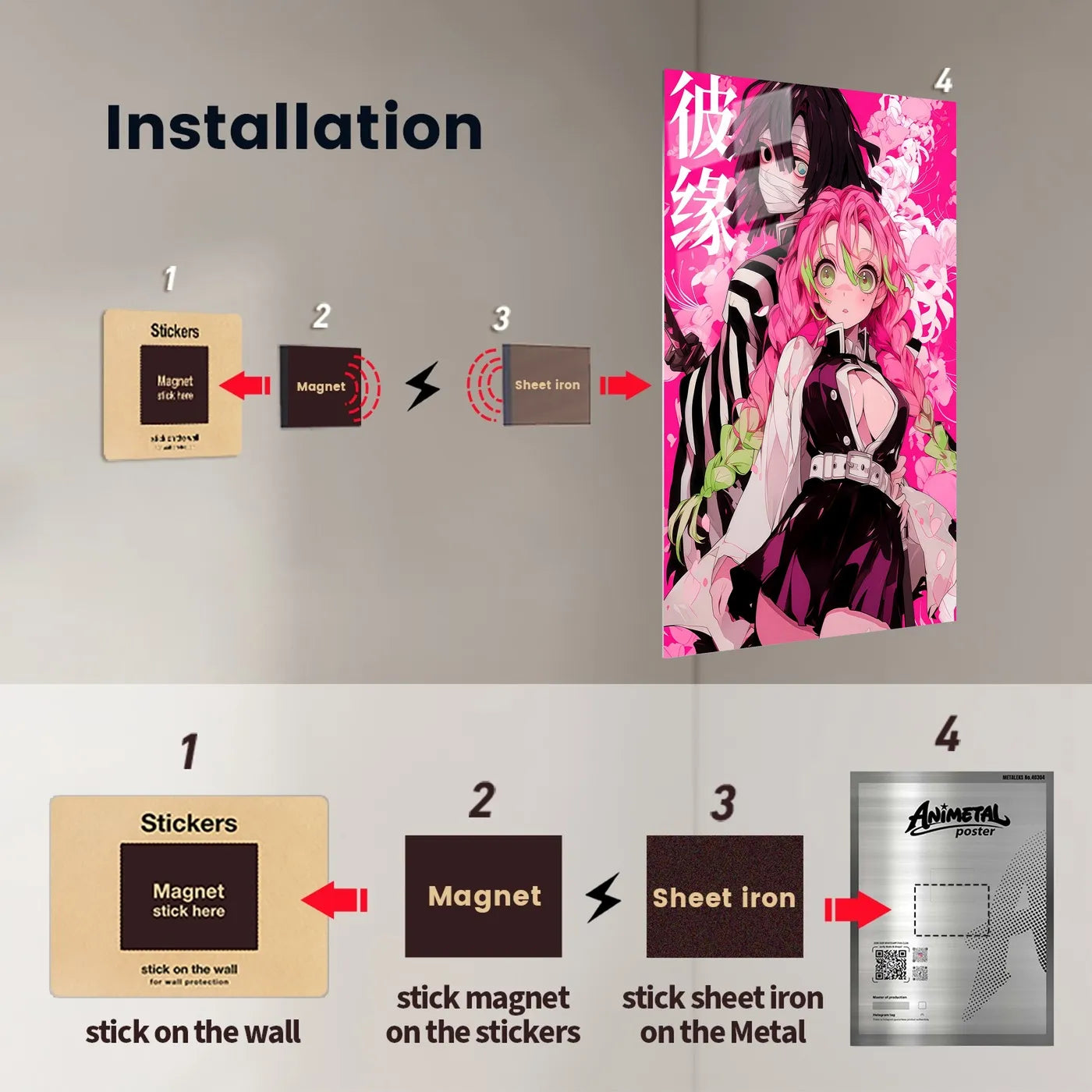 MitsuriKanroji ObanaiIguro PinkBackground CO12871 - Image 13