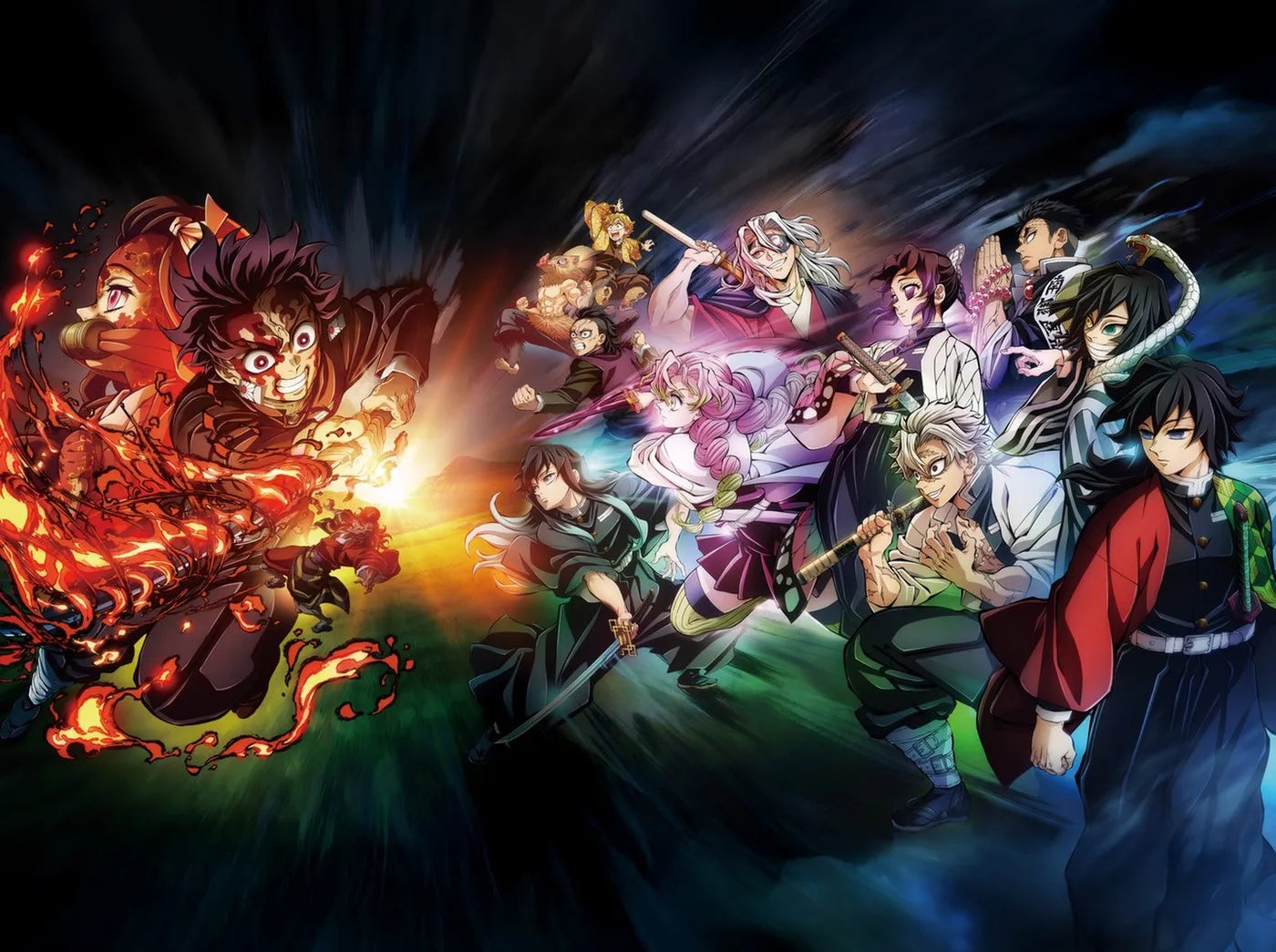 Tanjiro Kamado Giyu Tomioka Dynamic Battle CO18101 - Image 2