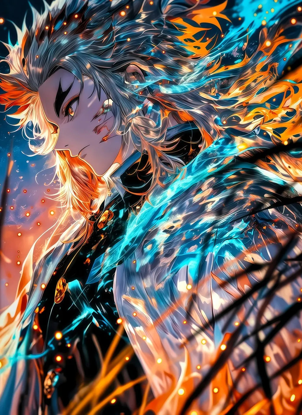 Fiery Resolve Rengoku Kyojuro Dynamic CO10849 - Image 2