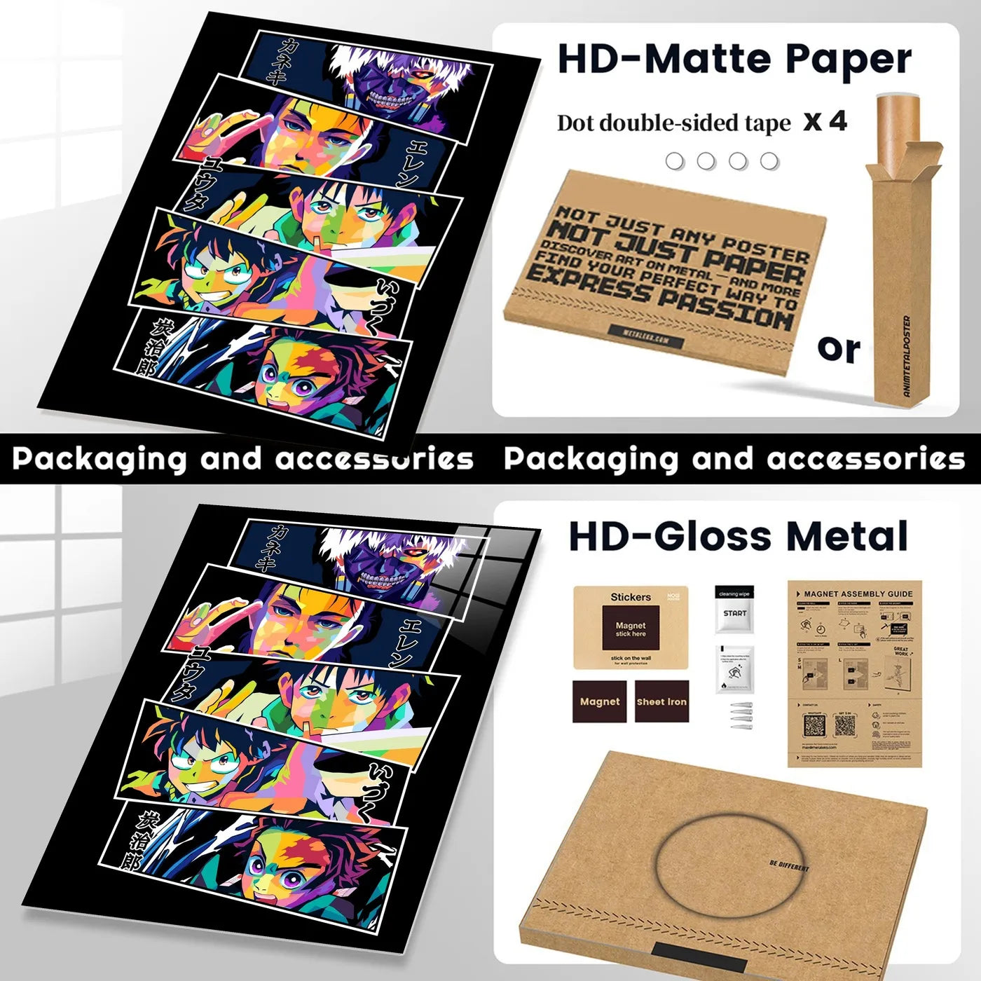 Anime Characters PopArt Collage CO11297 - Image 12