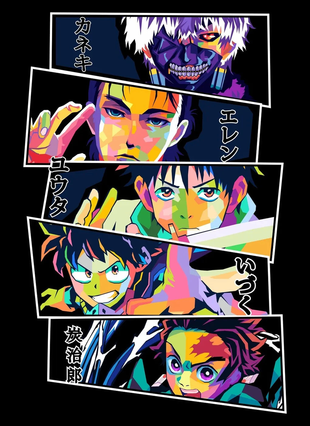Anime Characters PopArt Collage CO11297 - Image 2