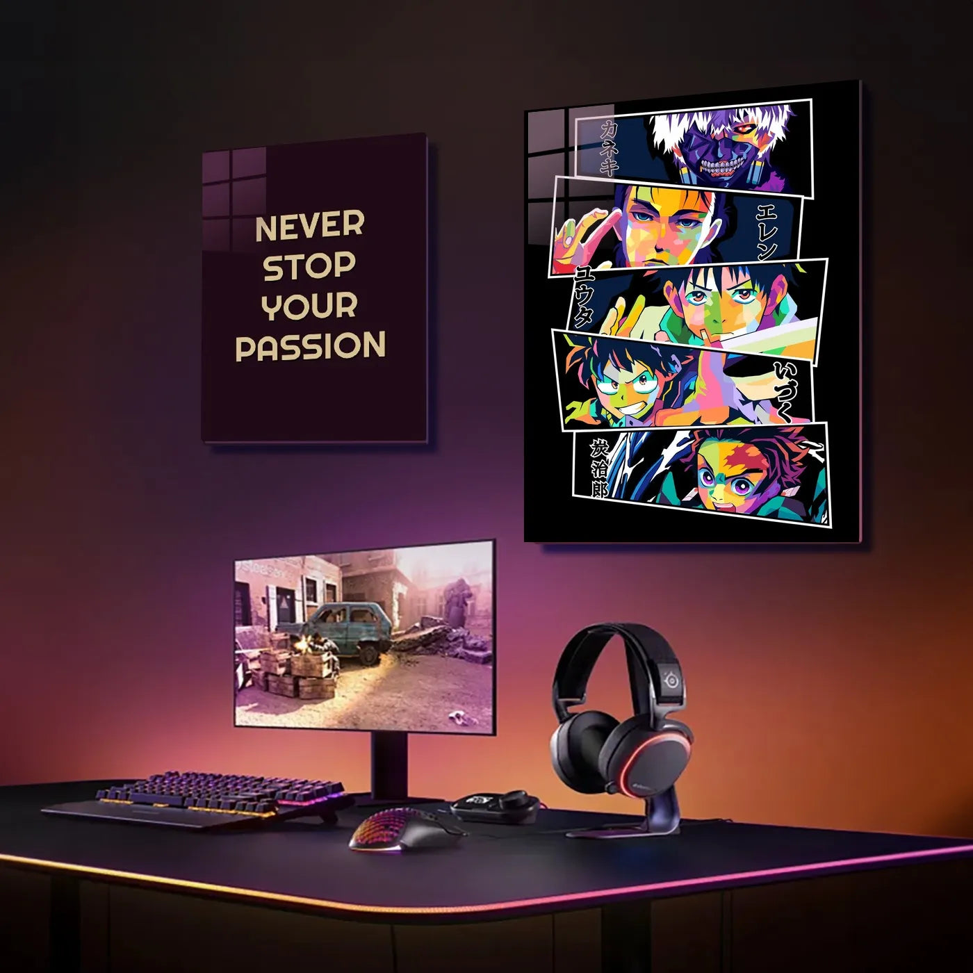 Anime Characters PopArt Collage CO11297 - Image 3