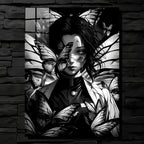Butterfly Embrace Shinobu Kocho Monochromatic CO14762 - Image 1