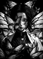 Butterfly Embrace Shinobu Kocho Monochromatic CO14762 - Image 2