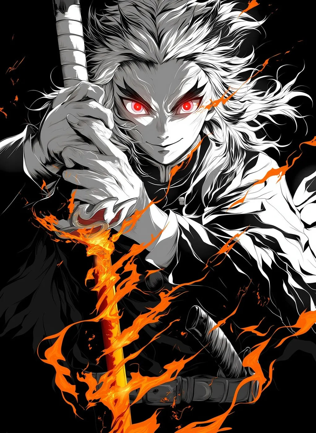 Rengoku Kyojuro Flaming CO12732 - Image 2