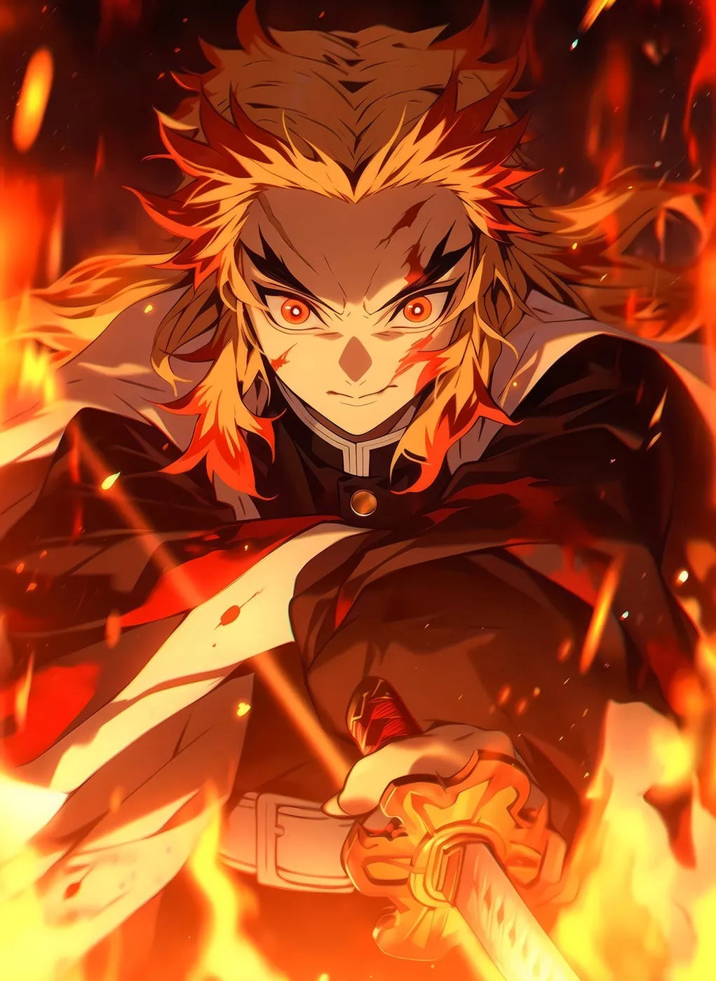 Rengoku Kyojuro Fiery CO12514 - Image 2