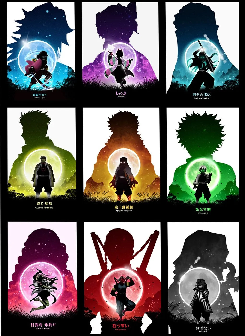 GiyuTomioka ShinobuKocho CharacterSilhouettes CO10753 - Image 2