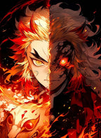 Rengoku Kyojuro Akaza Duality CO14342 - Image 2