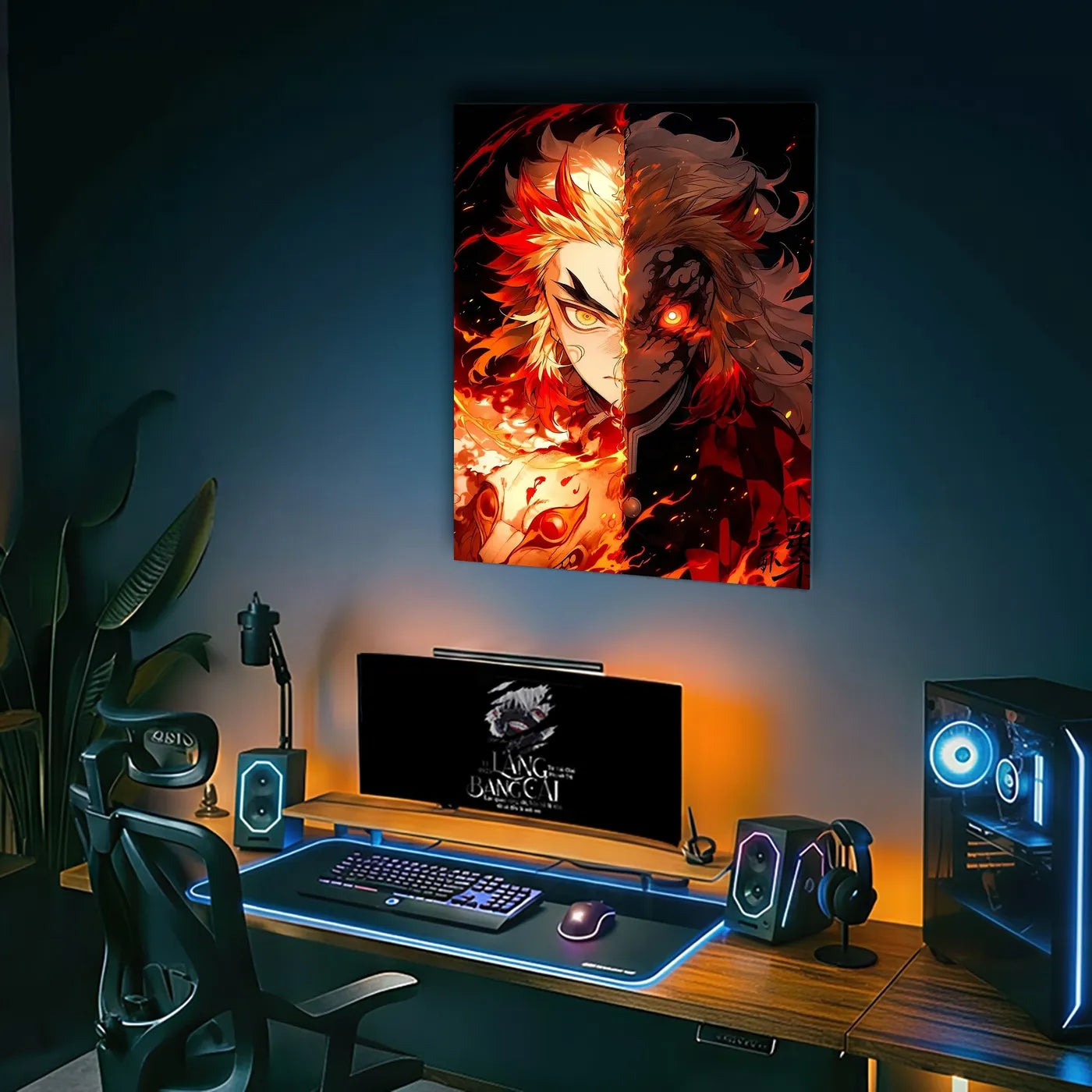 Rengoku Kyojuro Akaza Duality CO14342 - Image 4
