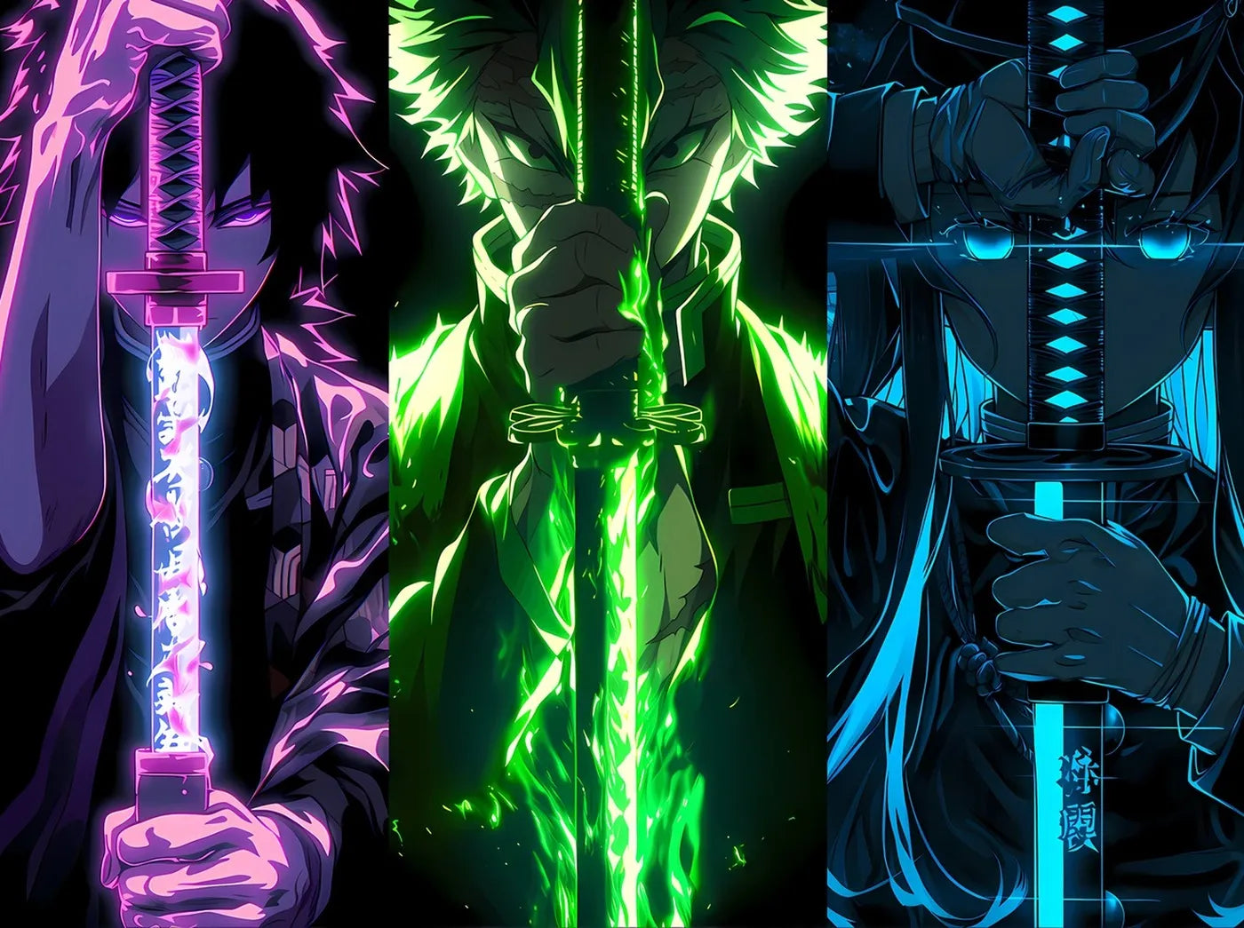 GiyuTomioka NeonSwordsmen CO18122 - Image 2