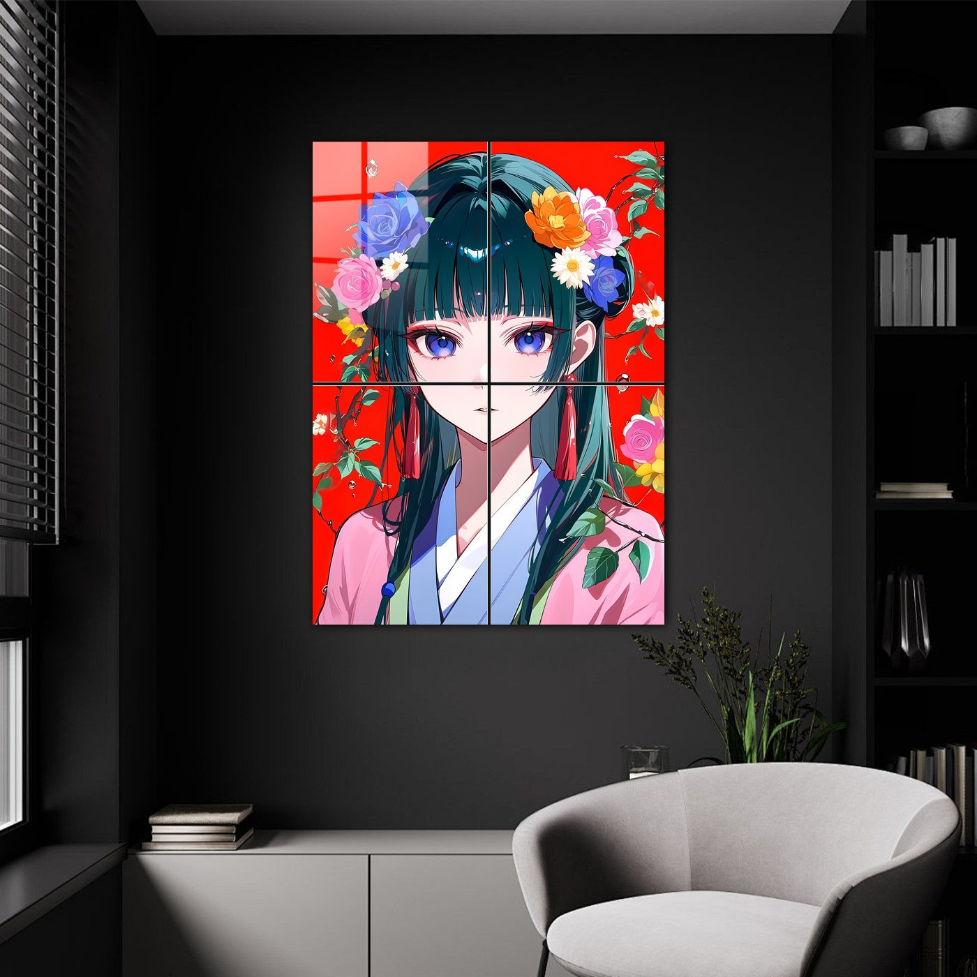 Maomao Floral Adorned A20035
