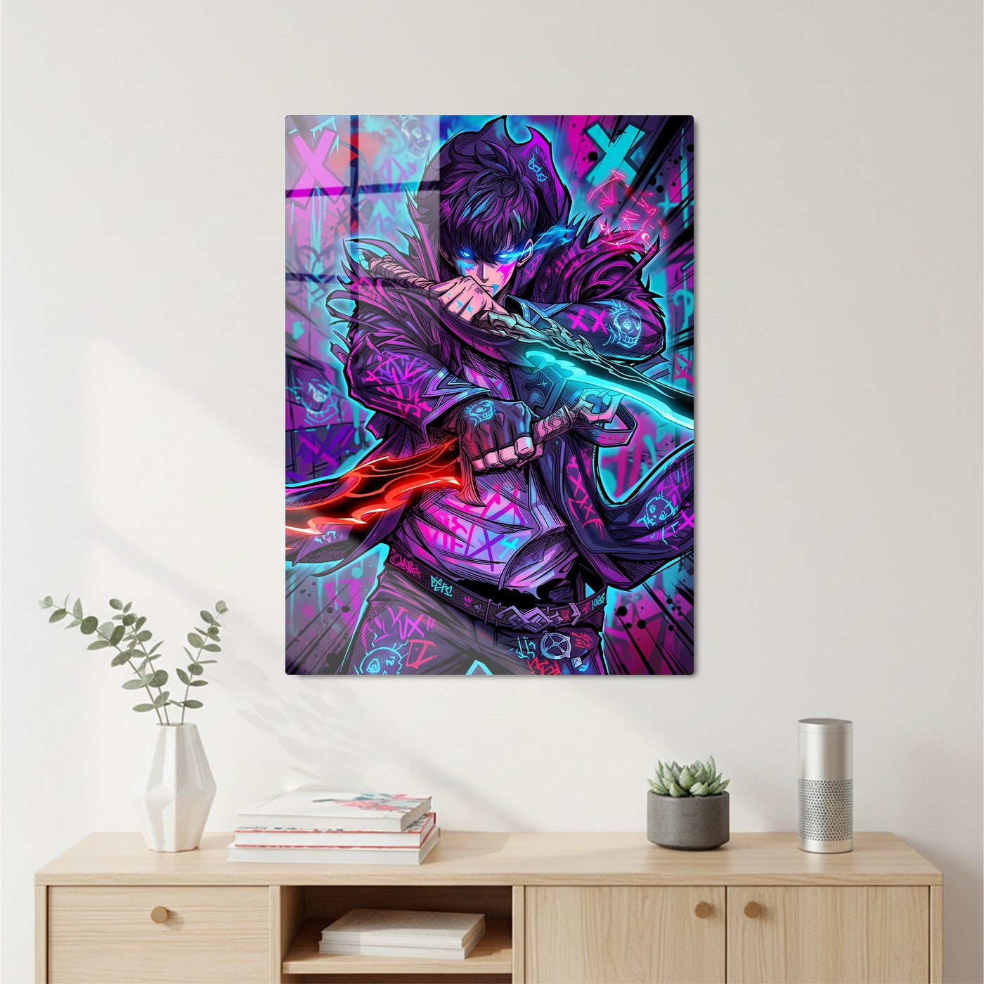 Neon Dual Swordsman A20004