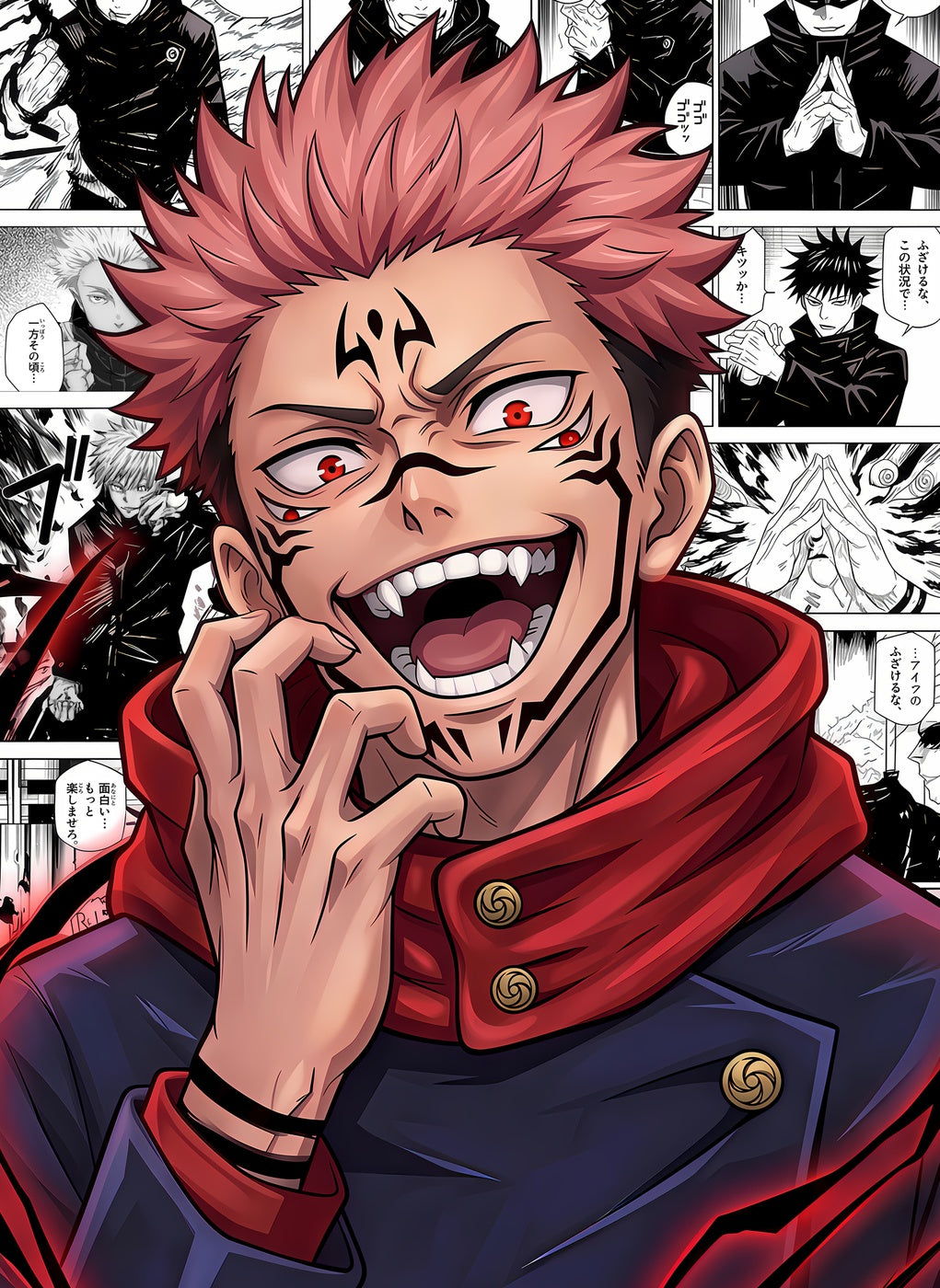 Sukuna Grinning A20008