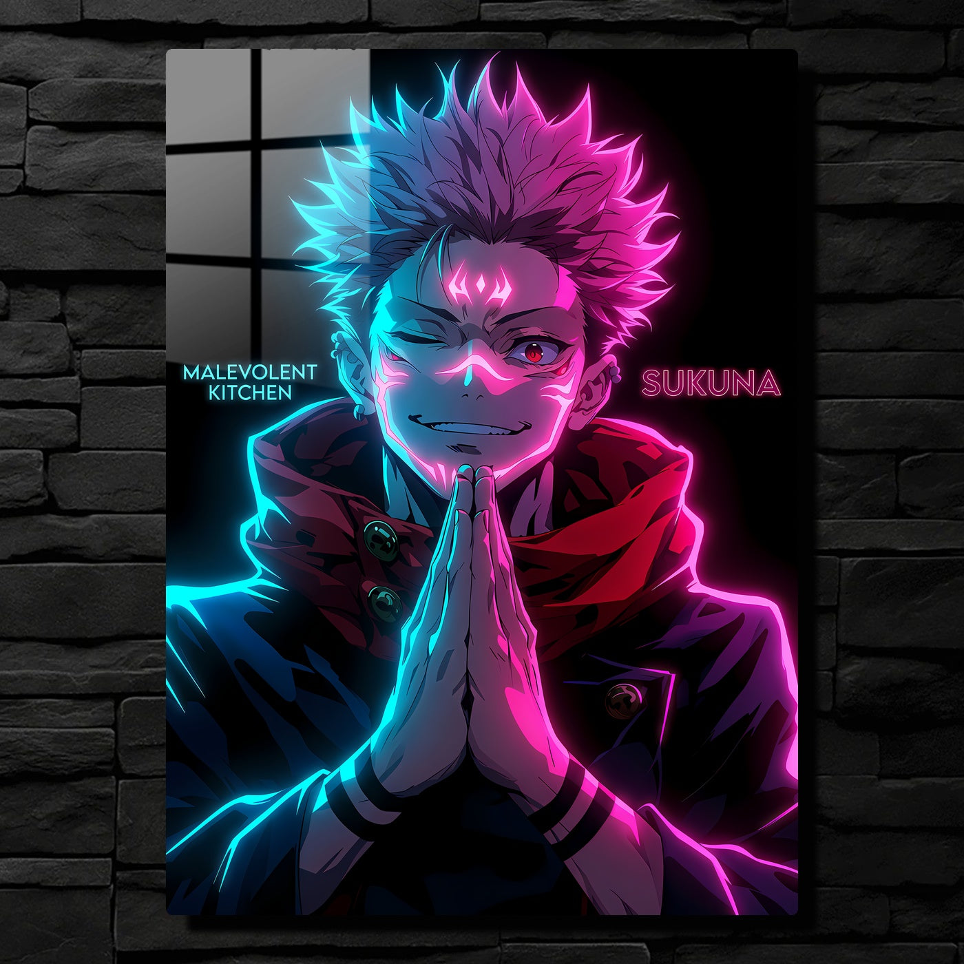 Sukuna Neon Glow A20028